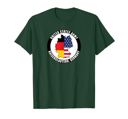 Kaiserslautern Germany United States Army Military Veteran T-Shirt