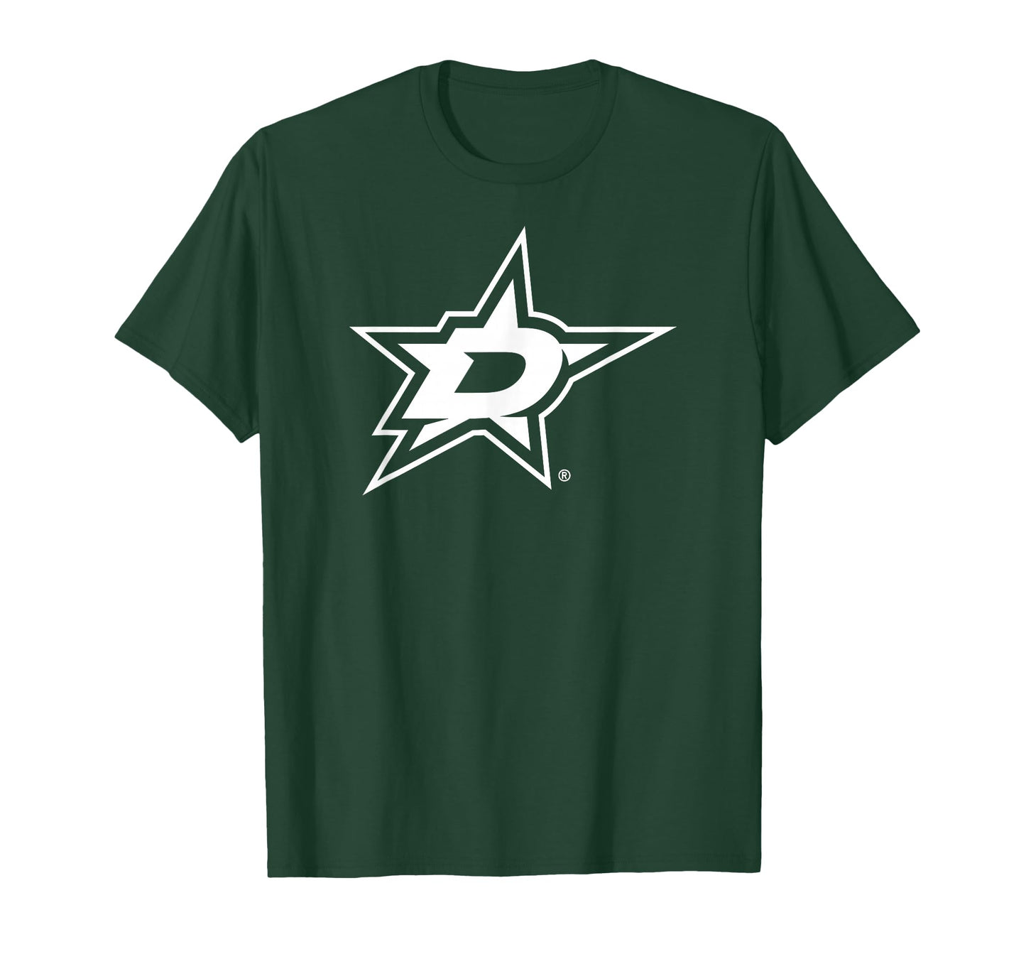 Dallas Stars Two Tone Black NHL Officially Licensed T-Shirt