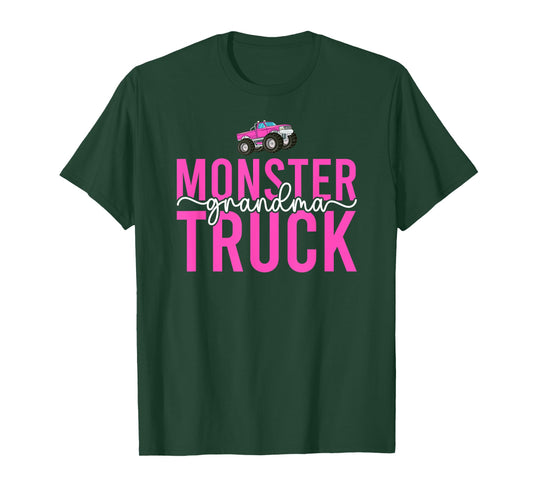 Monster Truck Grandma Monster Truck Grandmother T-Shirt