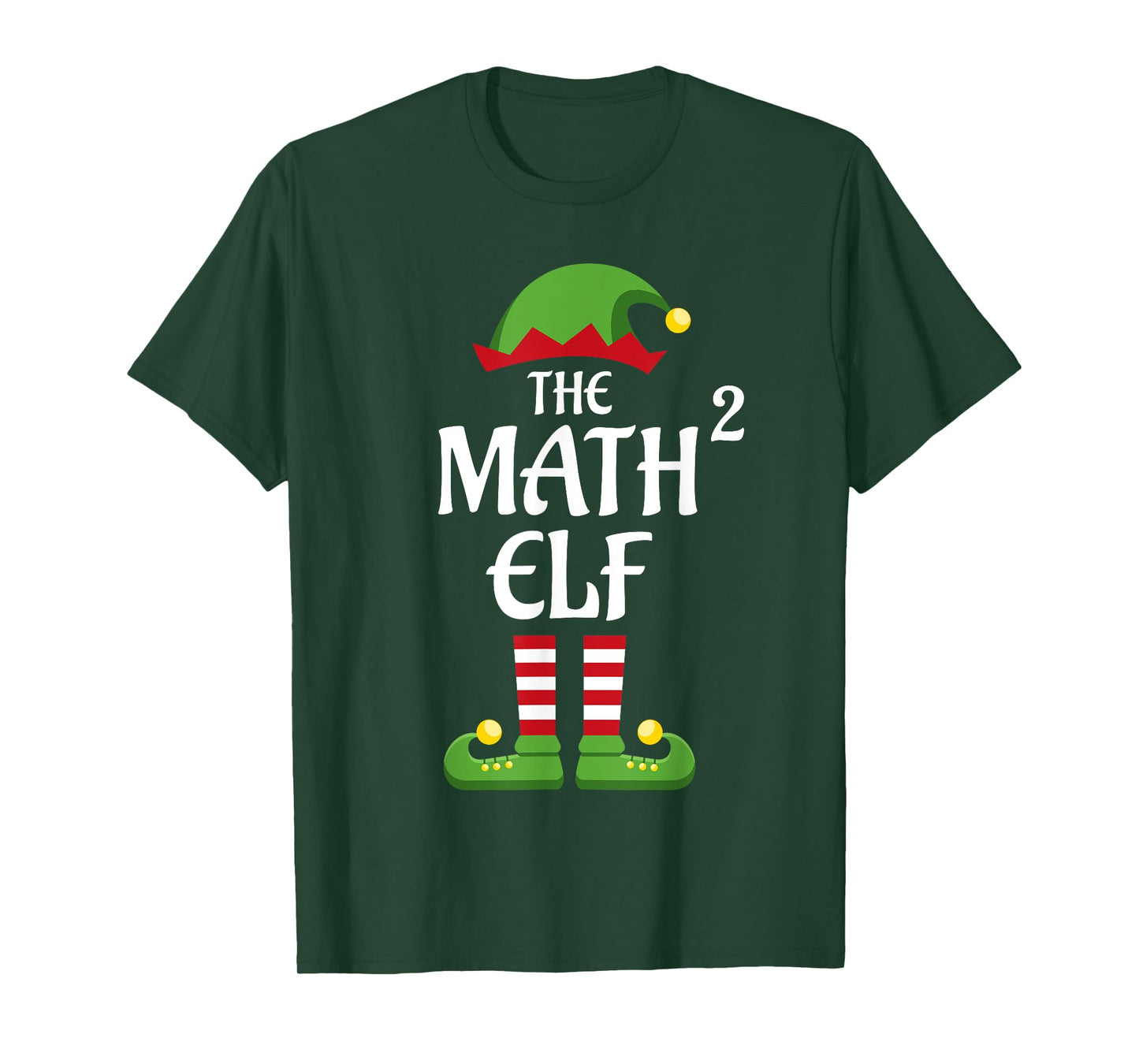 Math Elf Family Matching Group Christmas T-Shirt
