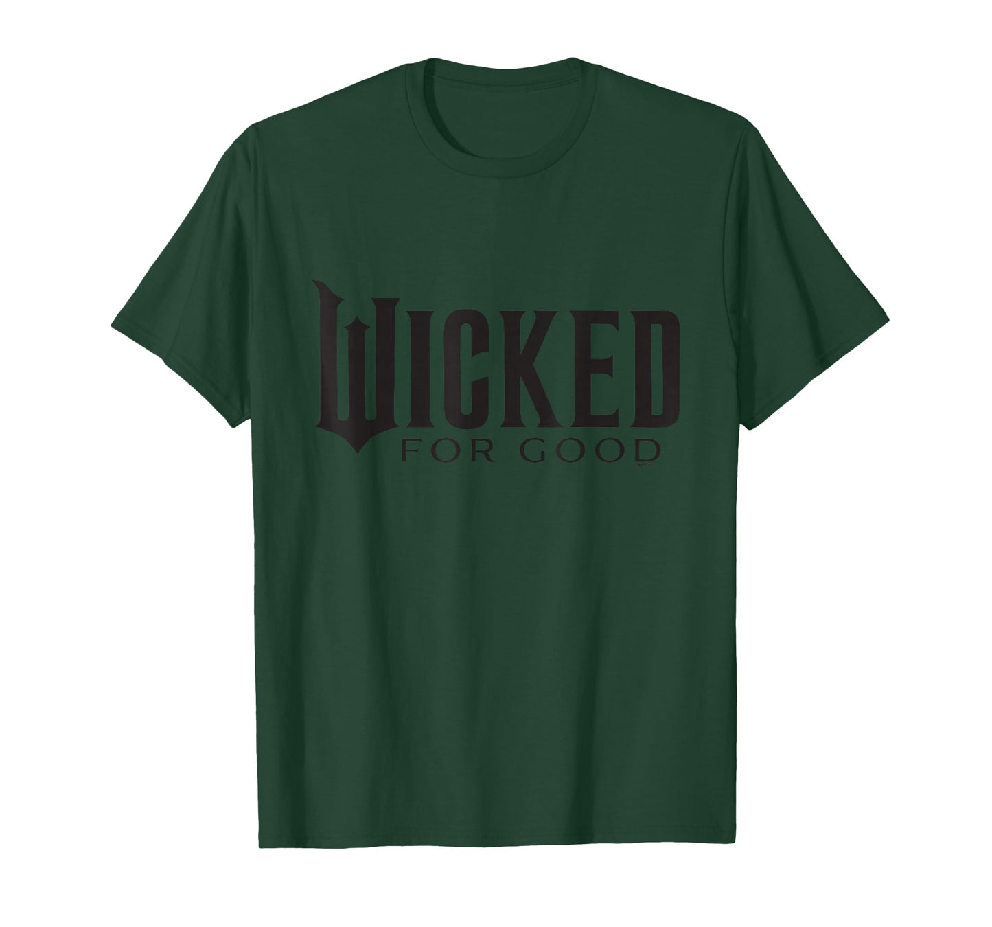 Wicked: For Good Black Minimalist Logo T-Shirt