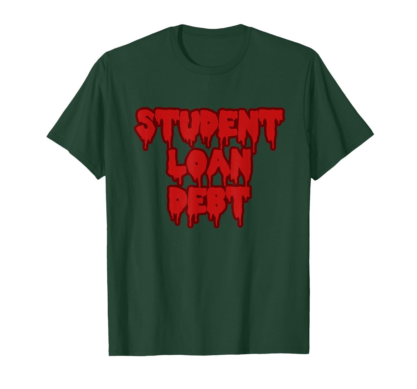 Student Loan Debt Scary Halloween Horror Costume T-Shirt