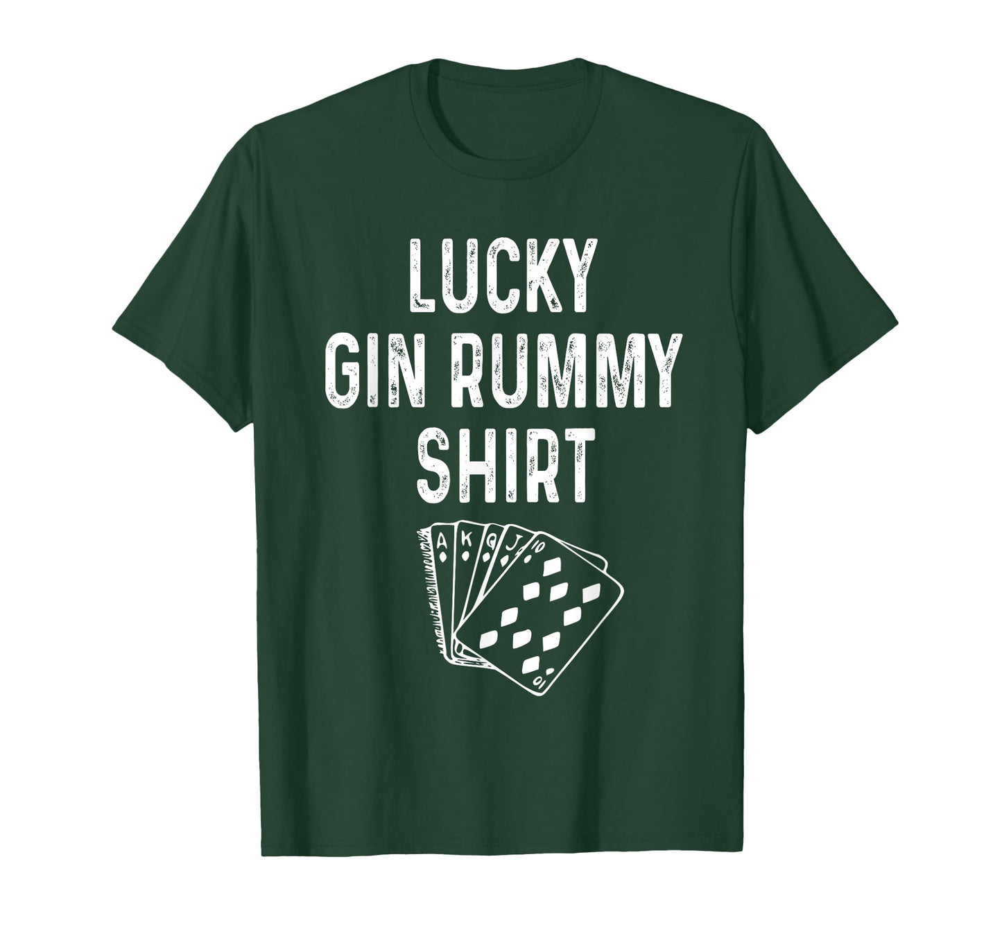 Funny Gin Rummy Shirt Lucky Card Game Player Lover Gift T-Shirt