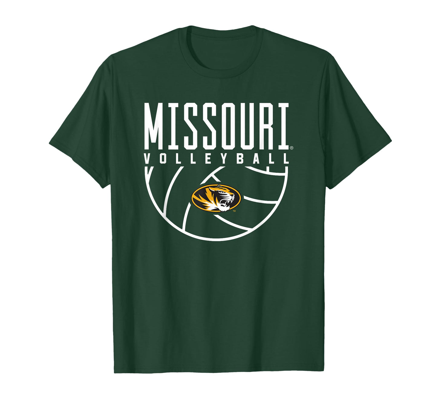 University of Missouri Mizzou Tigers Volleyball Arch T-Shirt