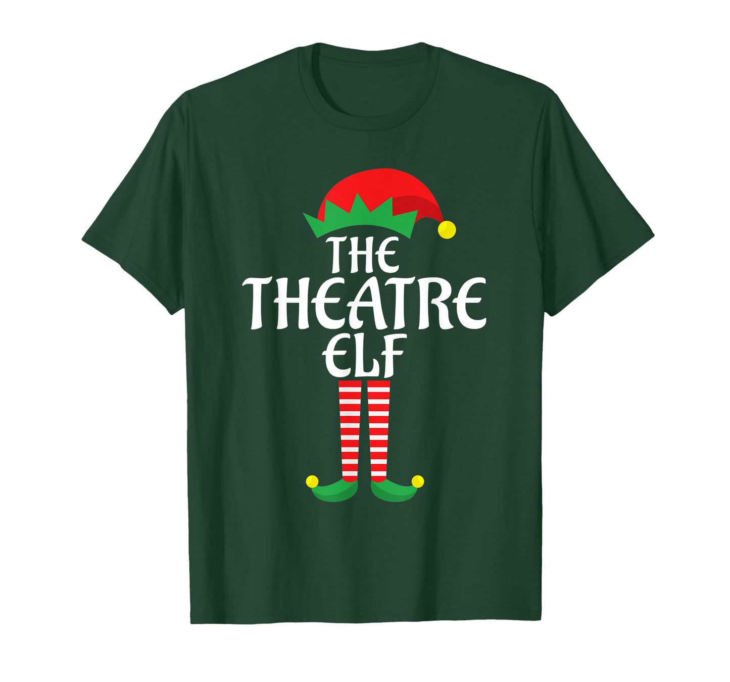Theatre Elf Christmas Theme Holiday Family Group Matching T-Shirt