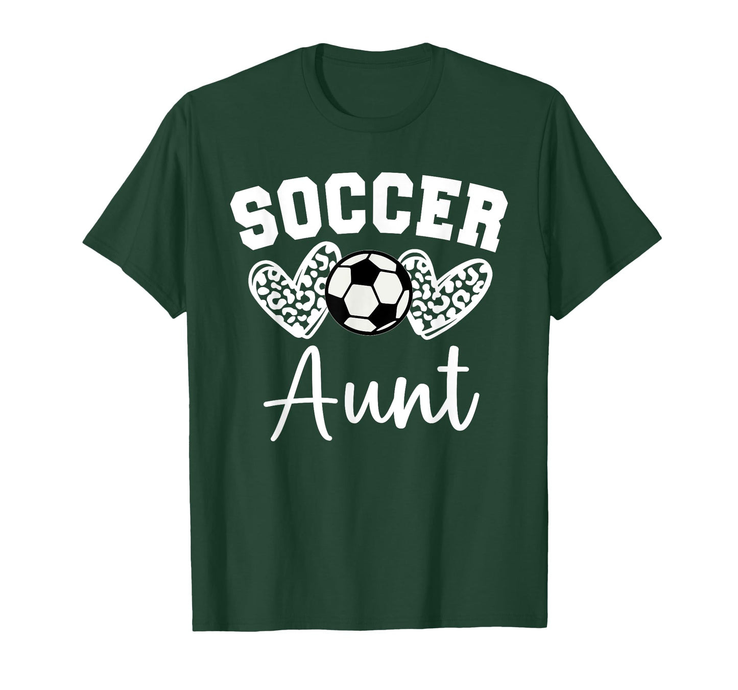 Soccer Aunt Matching Family Soccer T-Shirt