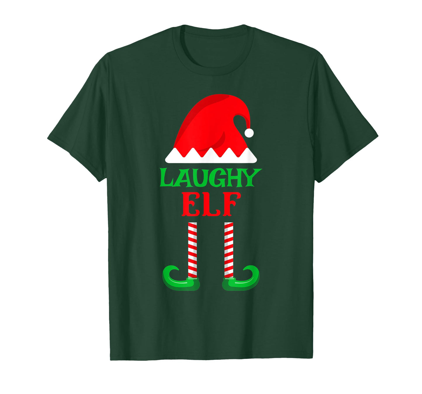 Laughy Elf | Christmas Holiday North Pole Santa's Helper T-Shirt