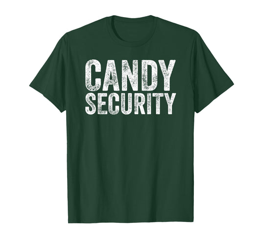 Funny Candy Security Halloween Costume Parents T-Shirt