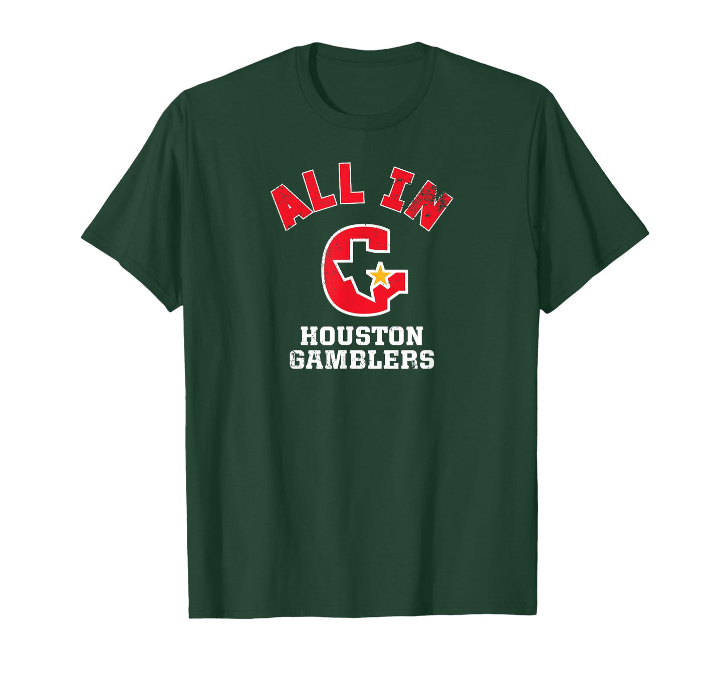 Houston Gamblers: All In T-Shirt