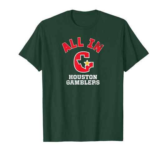 Houston Gamblers: All In T-Shirt