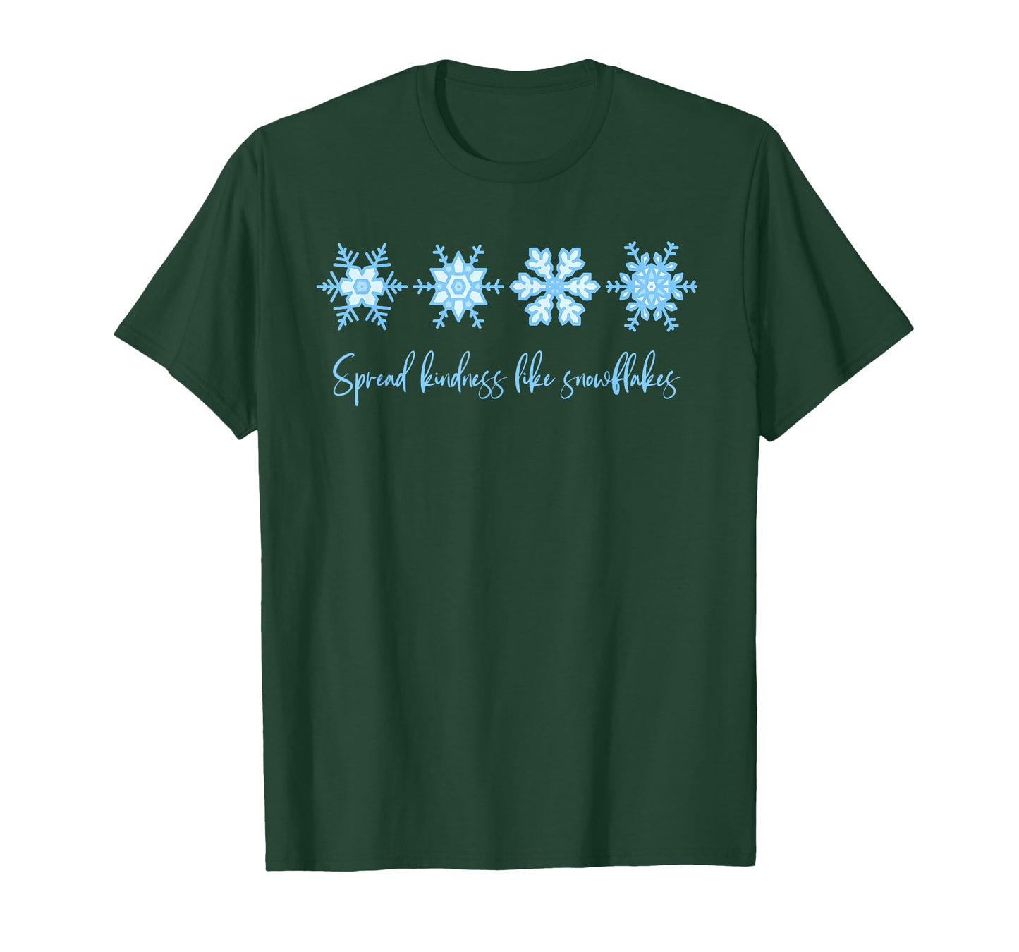 Spread Kindness Like Snowflakes Christmas Mental Health T-Shirt
