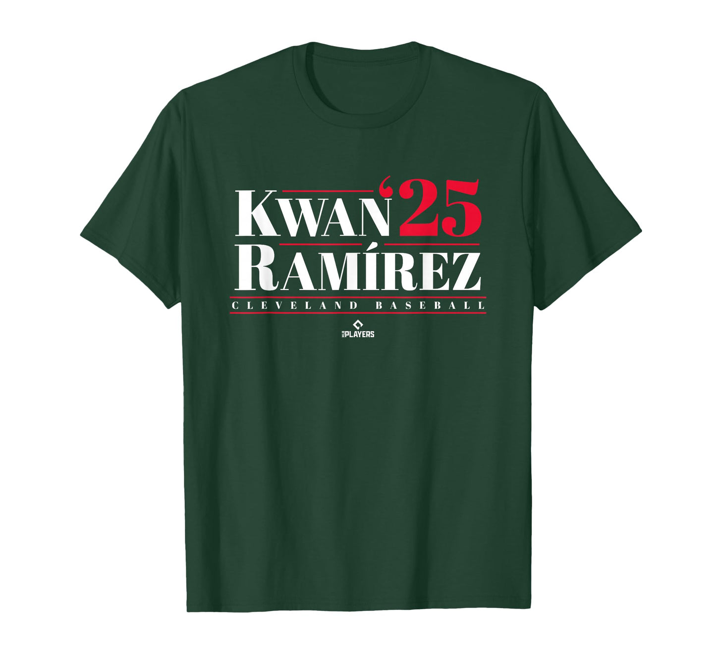 José Ramírez Steven Kwan 2025 Cleveland Baseball MLBPA T-Shirt