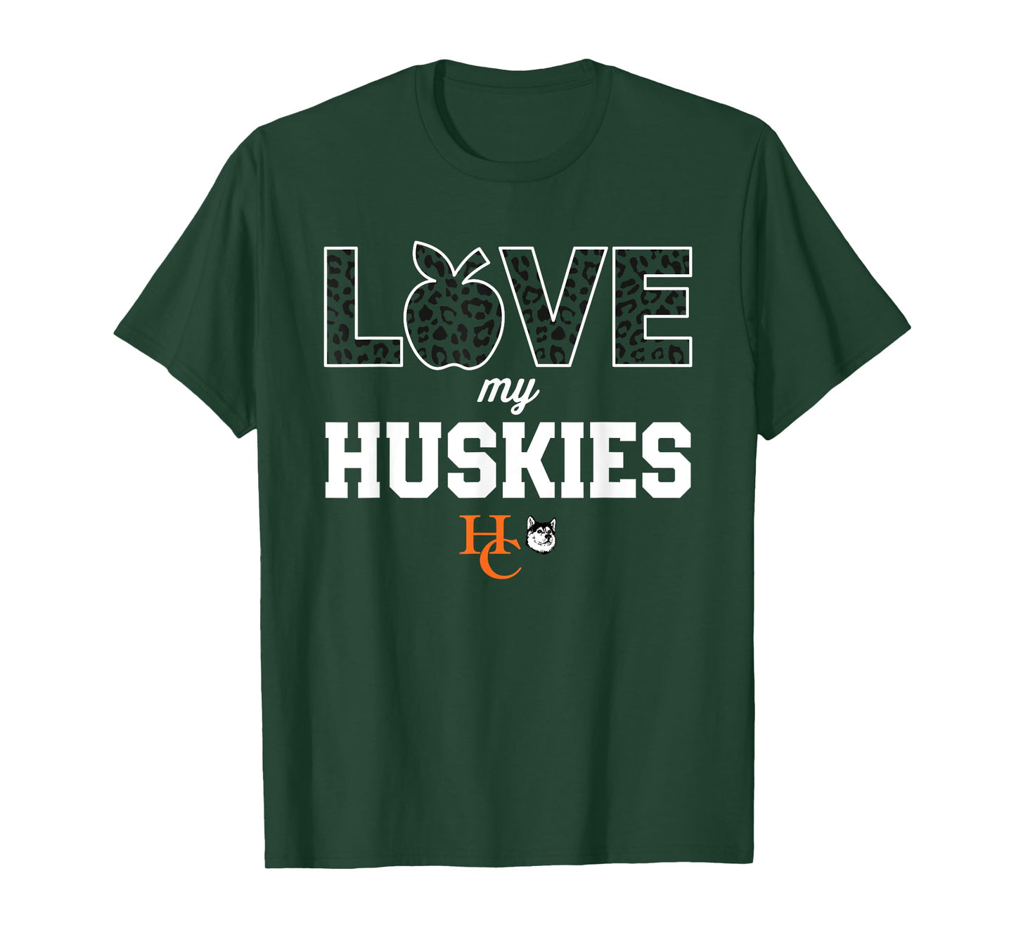 Harbor Creek Huskies Logo Love My Team HS T-Shirt