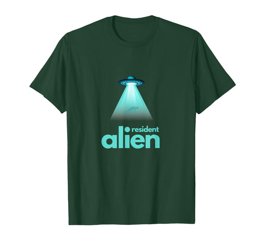 Alien UFO Earth Space Resident T-Shirt