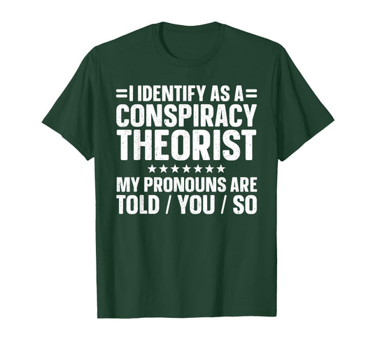 Best Conspiracy Theory Art For Men Women Conspiracy Theorist T-Shirt