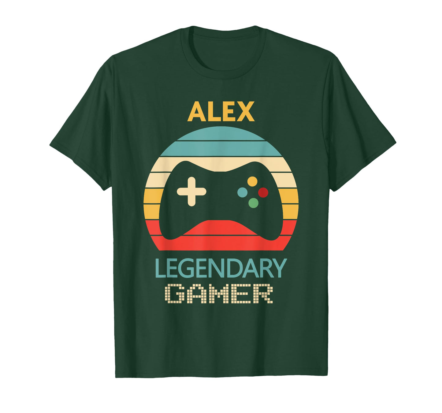 Alex Name Gift - Personalized Legendary Gamer T-Shirt