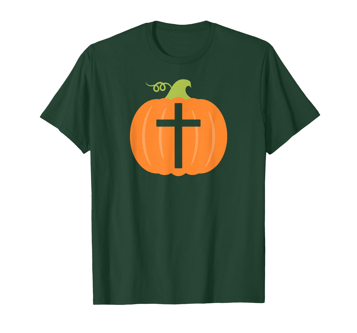 Christian Cross Religious Pumpkin Halloween T Shirt T-Shirt