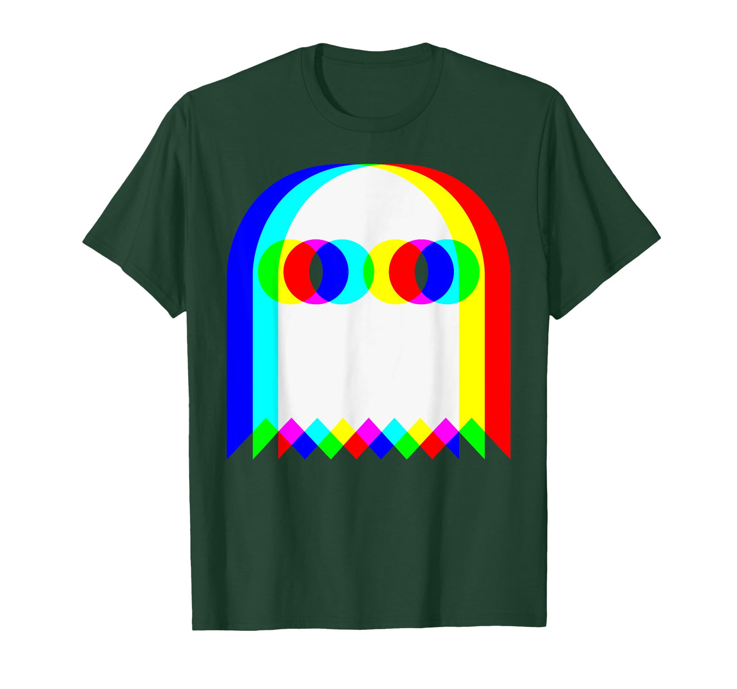Ghost Trippy Vaporwave Halloween Techno Rave Funny Gamer T-Shirt