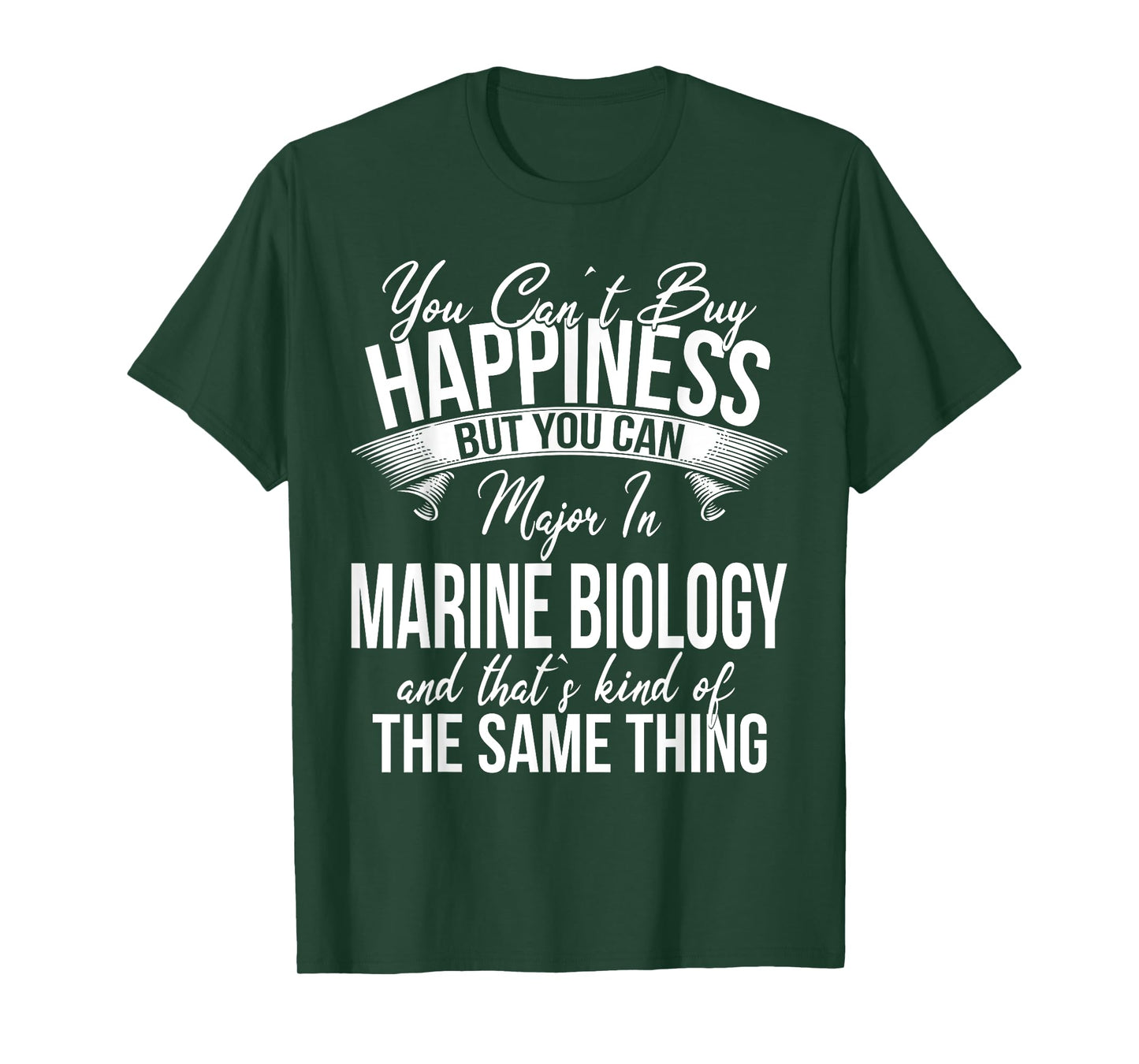 Funny Graduation Marine Biology Major T-Shirt