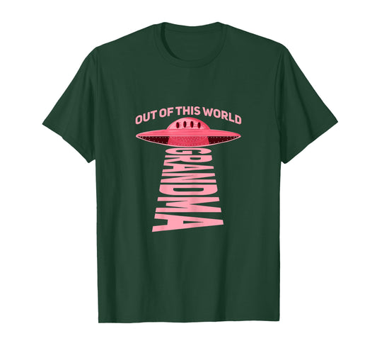 Out of this world grandma Design for your UFO Grandma T-Shirt