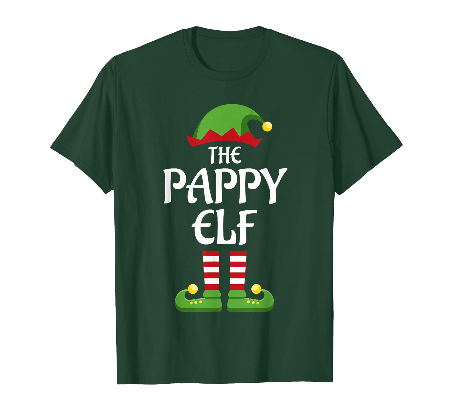Pappy Elf Family Matching Group Christmas Papa T-Shirt