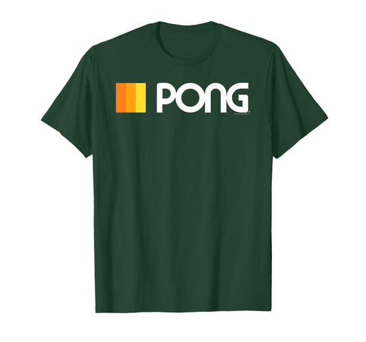 ATARI White Type Pong T-Shirt