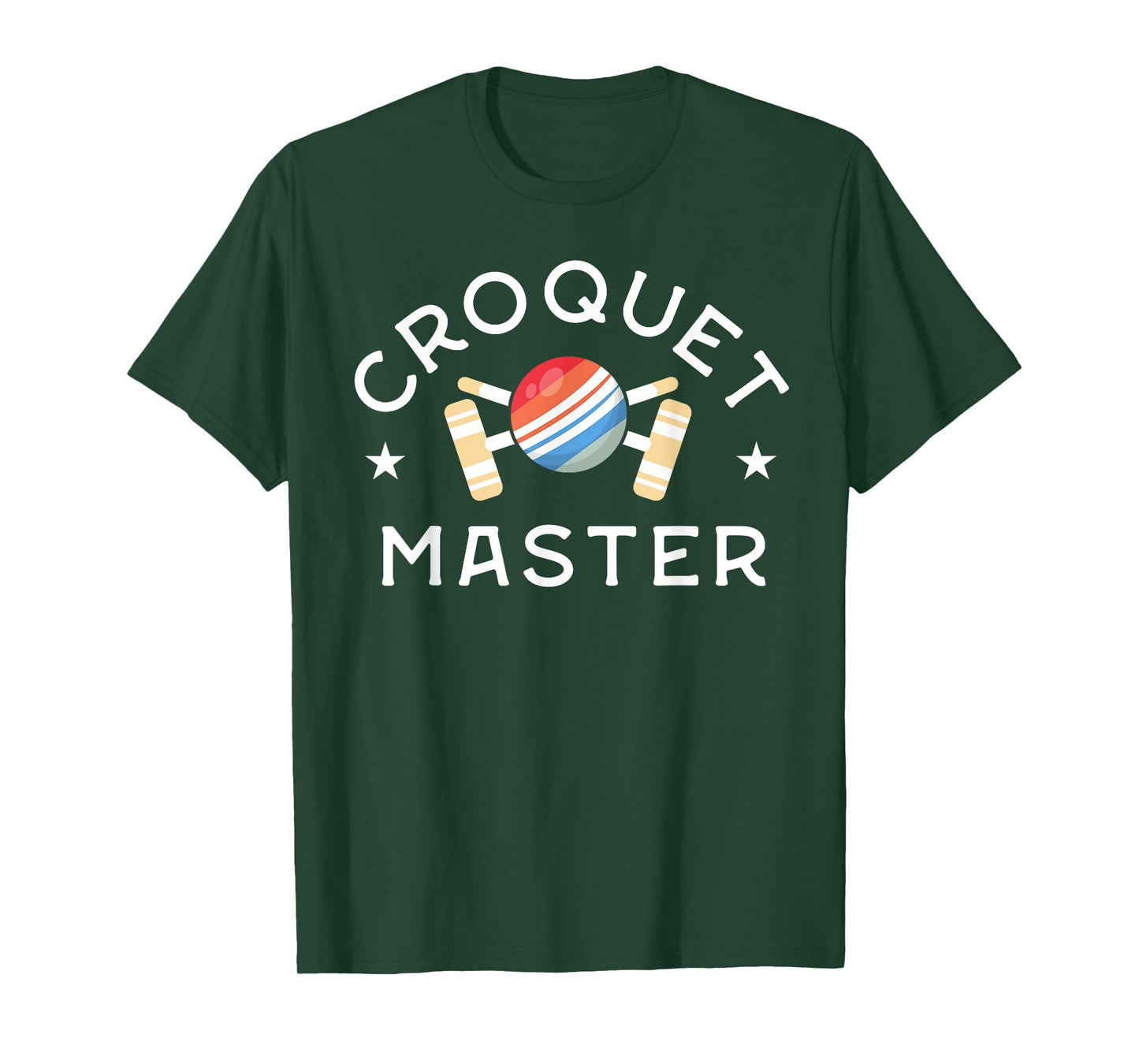 Retro Croquet Master Gift Croquet Shirts Wicket Club Coach T-Shirt