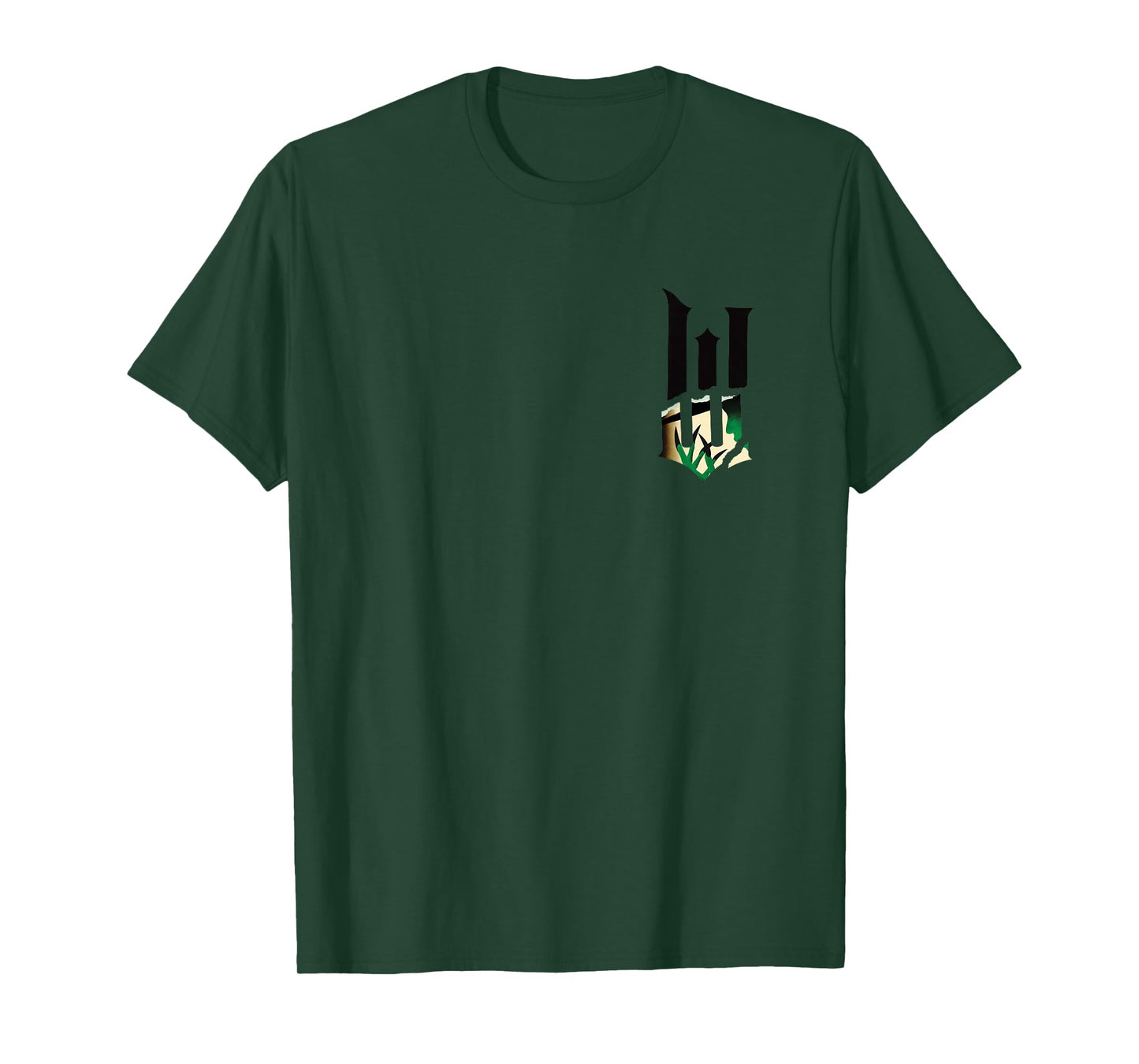 Wicked: for Good Wicked Witch Torn Poster Front and Back T-Shirt