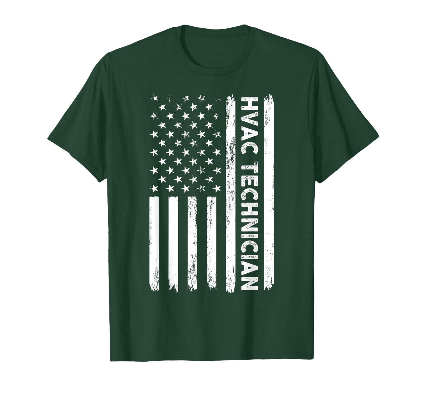 US HVAC Technician Gift For USA Repairman Men Fourth Of July T-Shirt