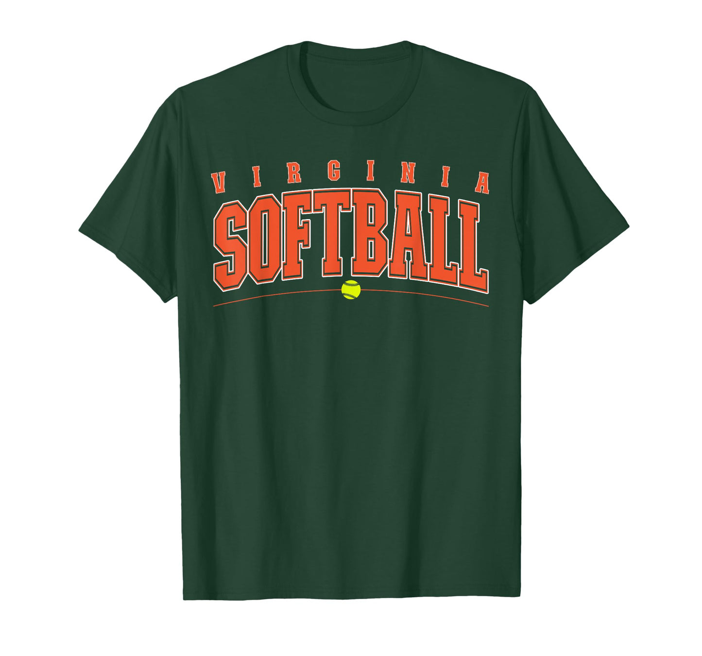Virginia Softball Vintage Retro Design T-Shirt