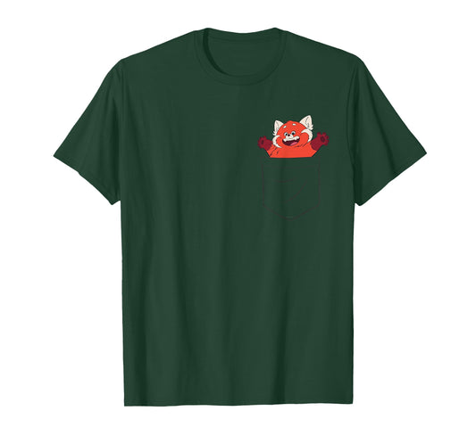 Disney Pixar Turning Red Mei Lee Pocket T-Shirt Small