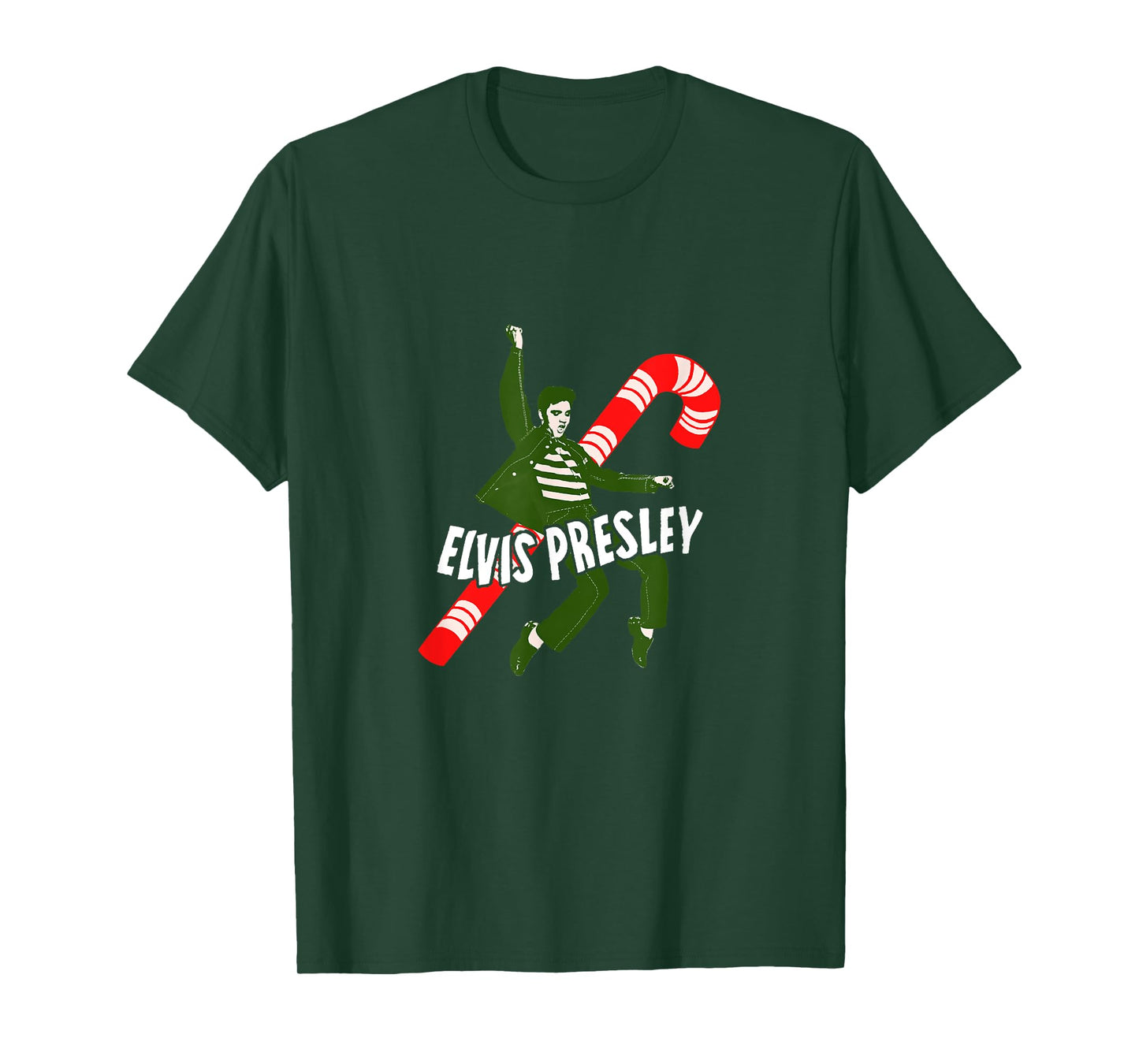 Elvis Candy Cane T-Shirt