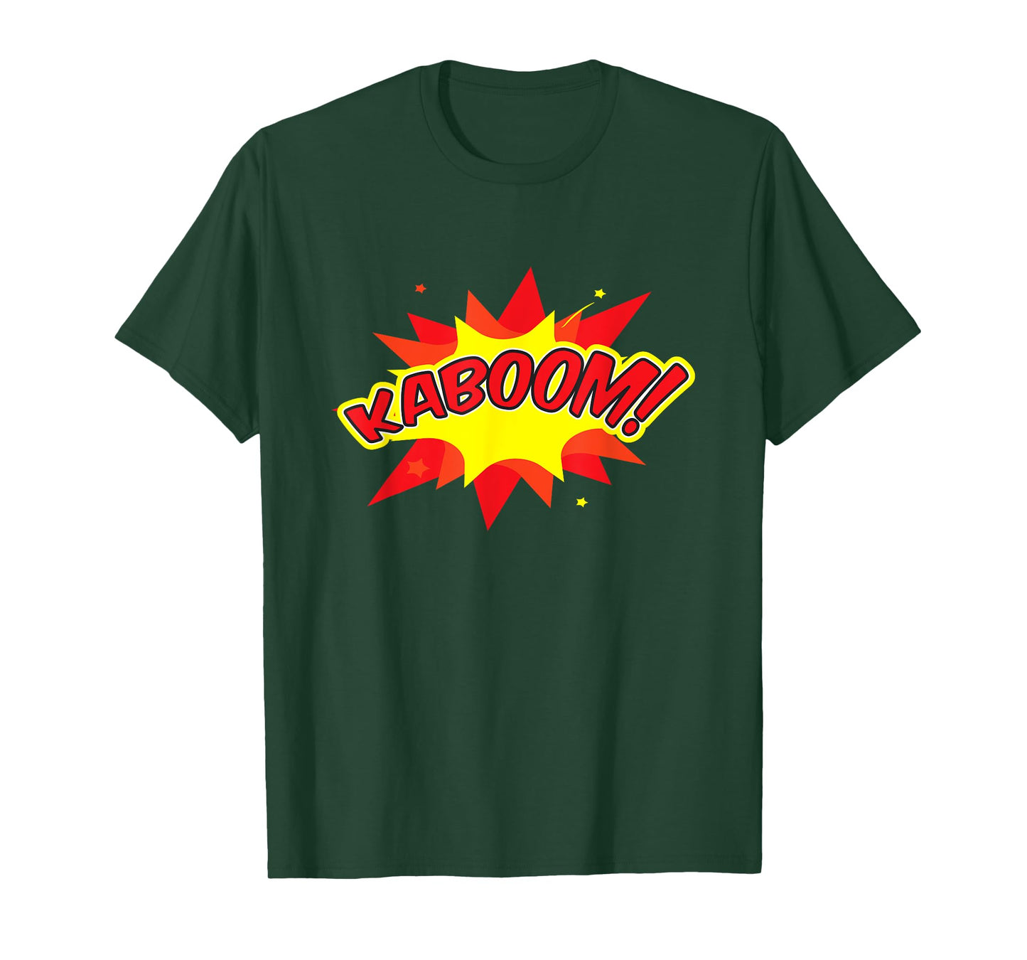 KABOOM Pop Art Comic Book Speech Bubbles Street Graffiti Art T-Shirt