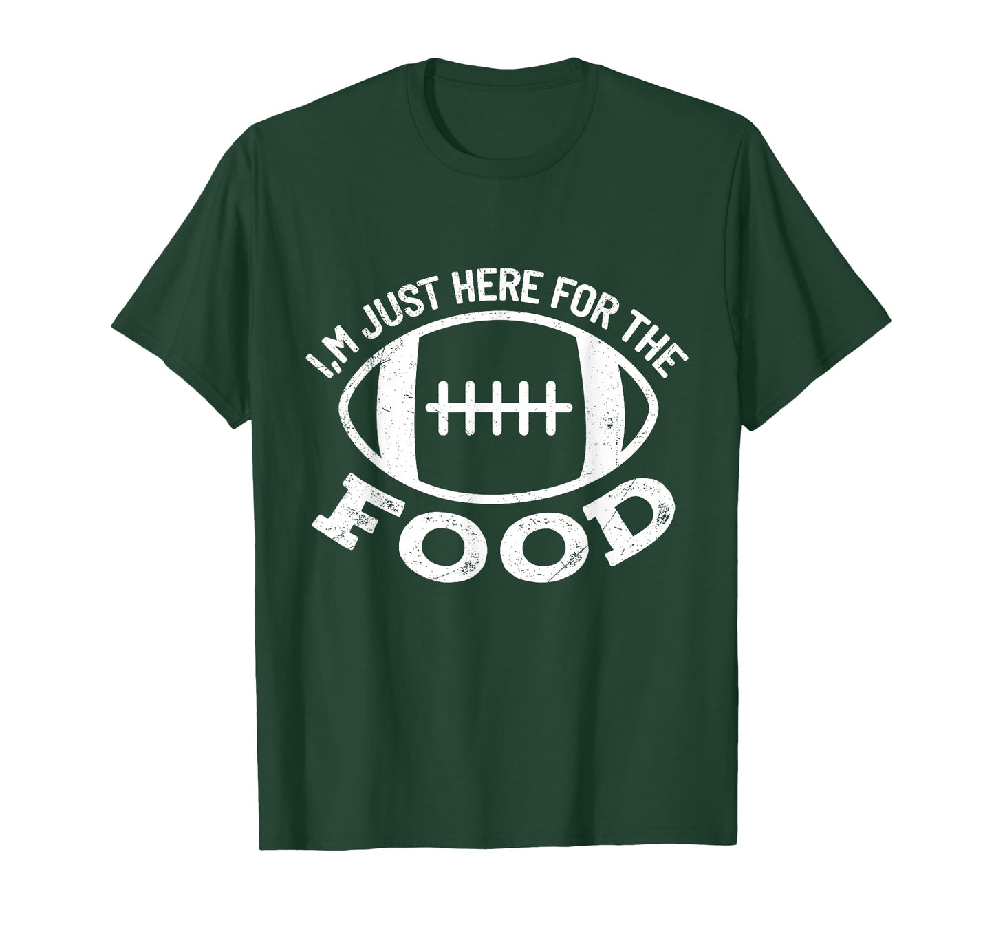 I'm just Here for the Food Funny Football Sports Gift T-Shirt
