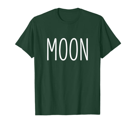 Funny US Solar Eclipse 2025 Moon Couples Costume Matching T-Shirt