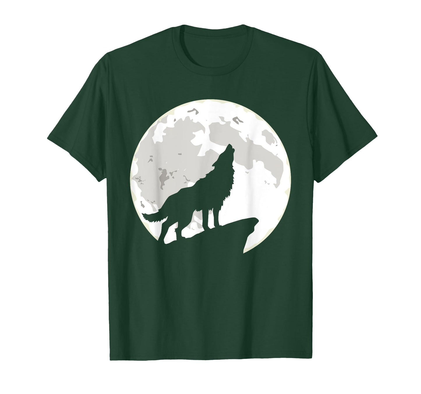Wolf Howling At The Moon T-Shirt