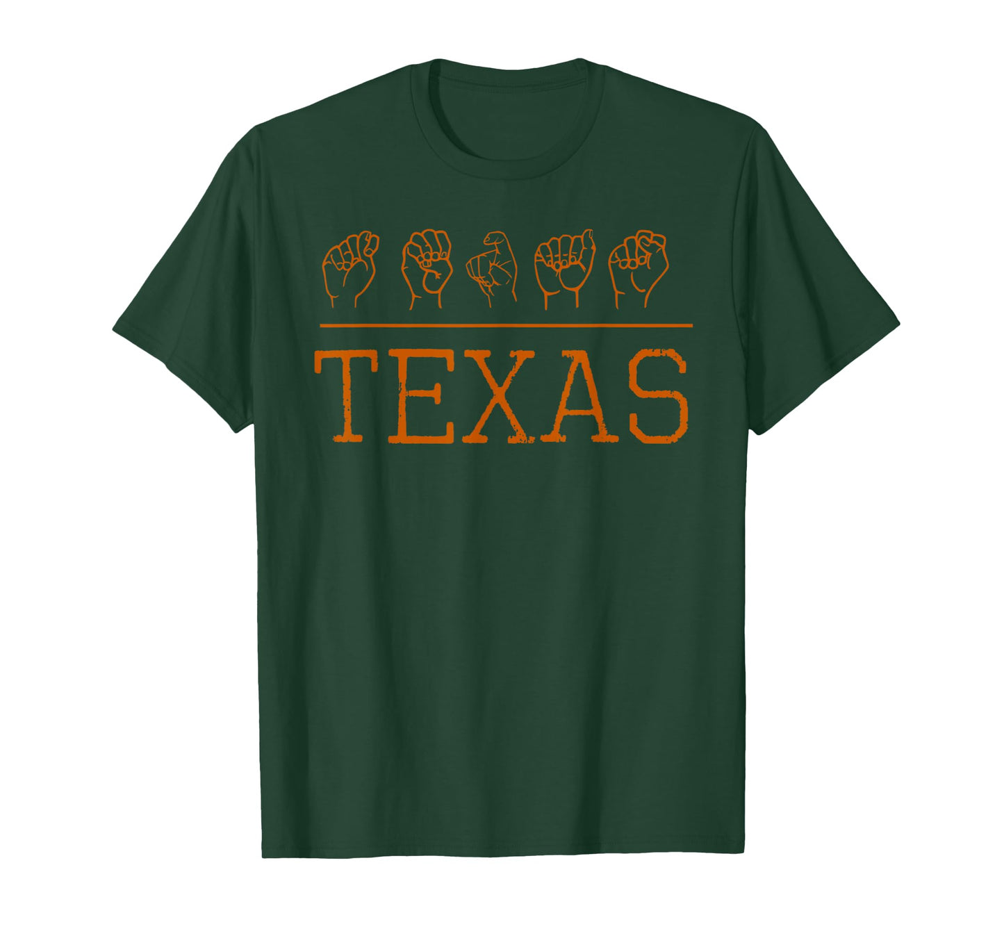 Deaf Pride Texas Trendy ASL Sign Language Fan Gift Shirt