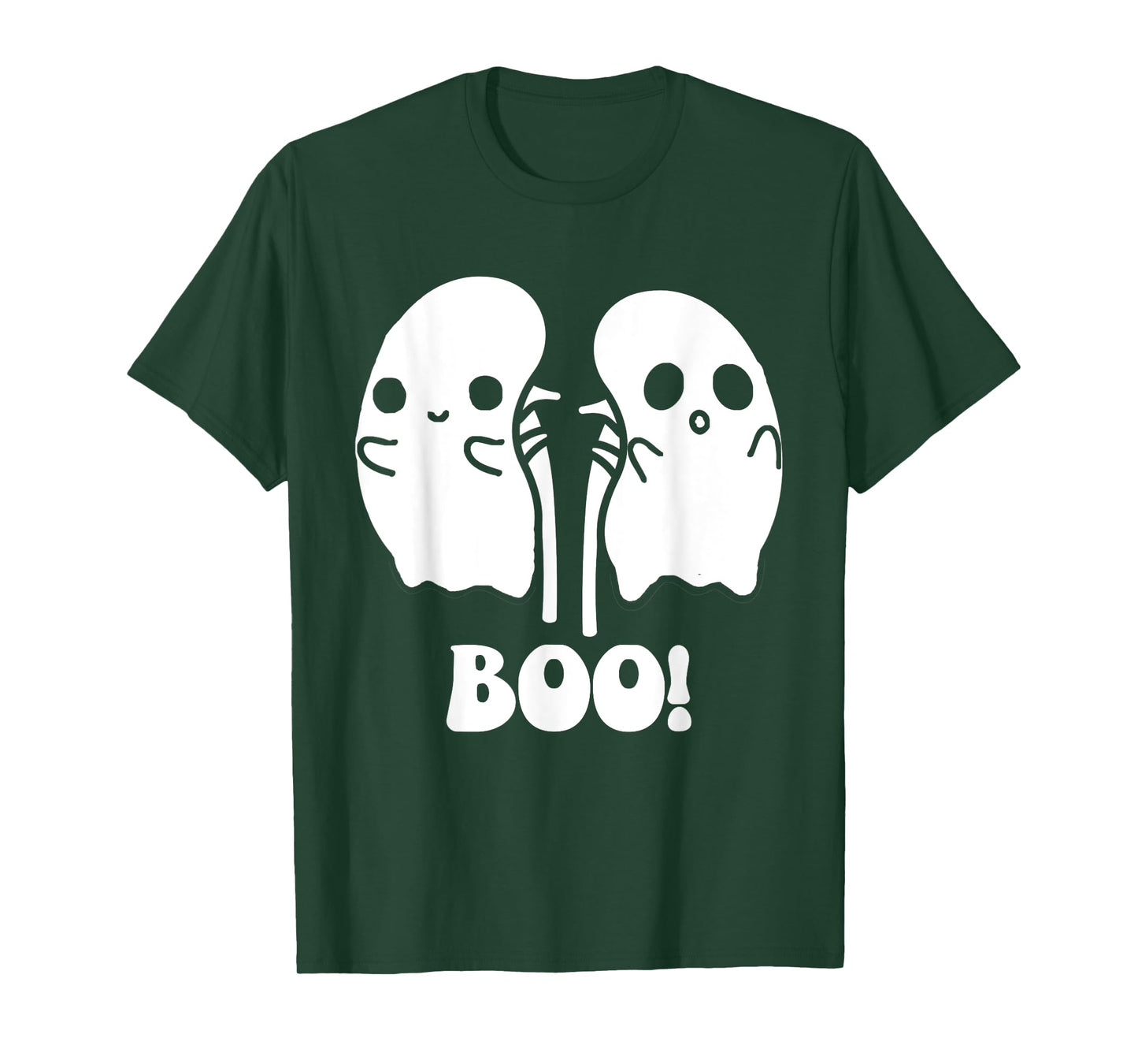 Funny Boo Ghost Kidney Dialysis Nurse Halloween Costume T-Shirt