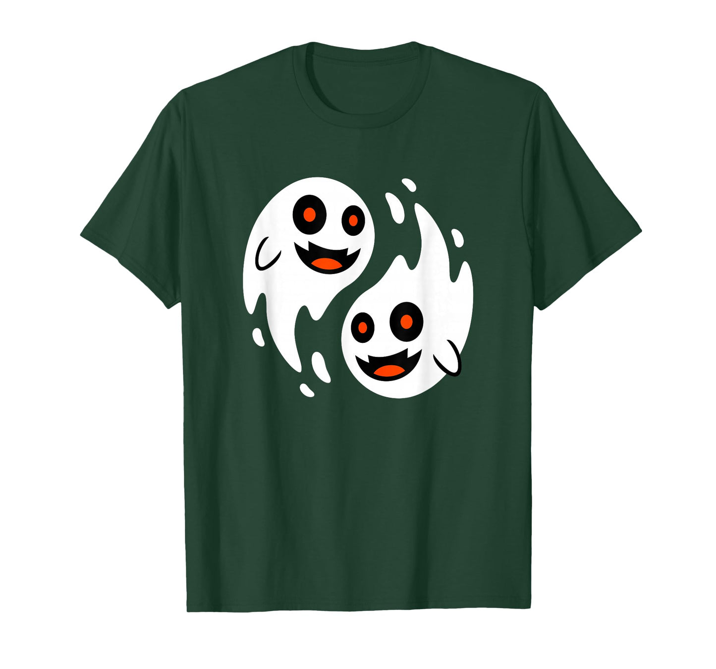 Spooky Halloween Ghost-Scary Ghost Halloween Men Women Kids T-Shirt