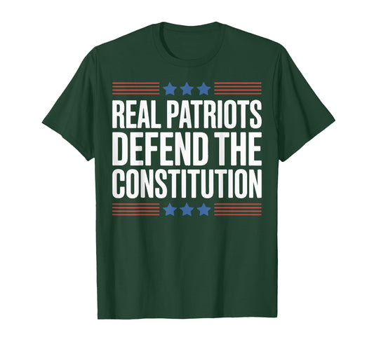 Real Patriots Defend The Constitution T-Shirt