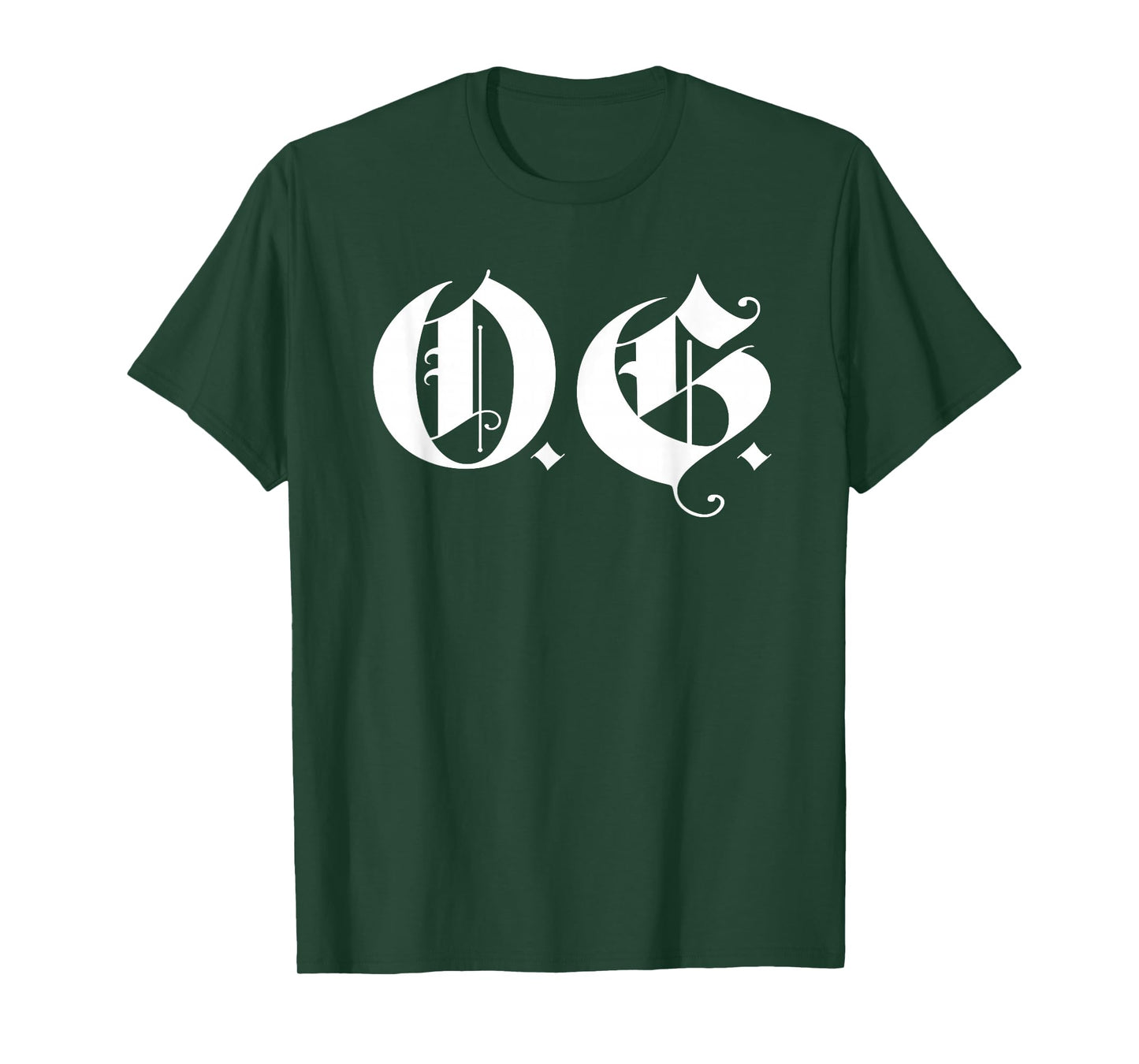 OG Original Gangster Gangsta O.G. Calligraphy Men Women T-Shirt