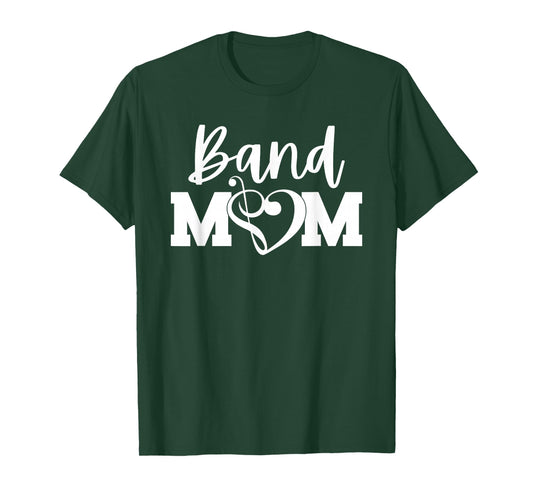 Band Mom Proud Band Mom Musical Marching Band Trumpet T-Shirt