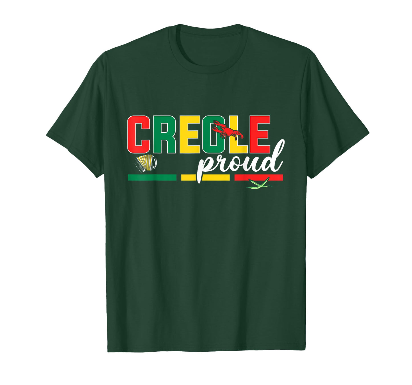 Zydeco Creole Proud of Zydeco Music Festivals Trail Rides T-Shirt