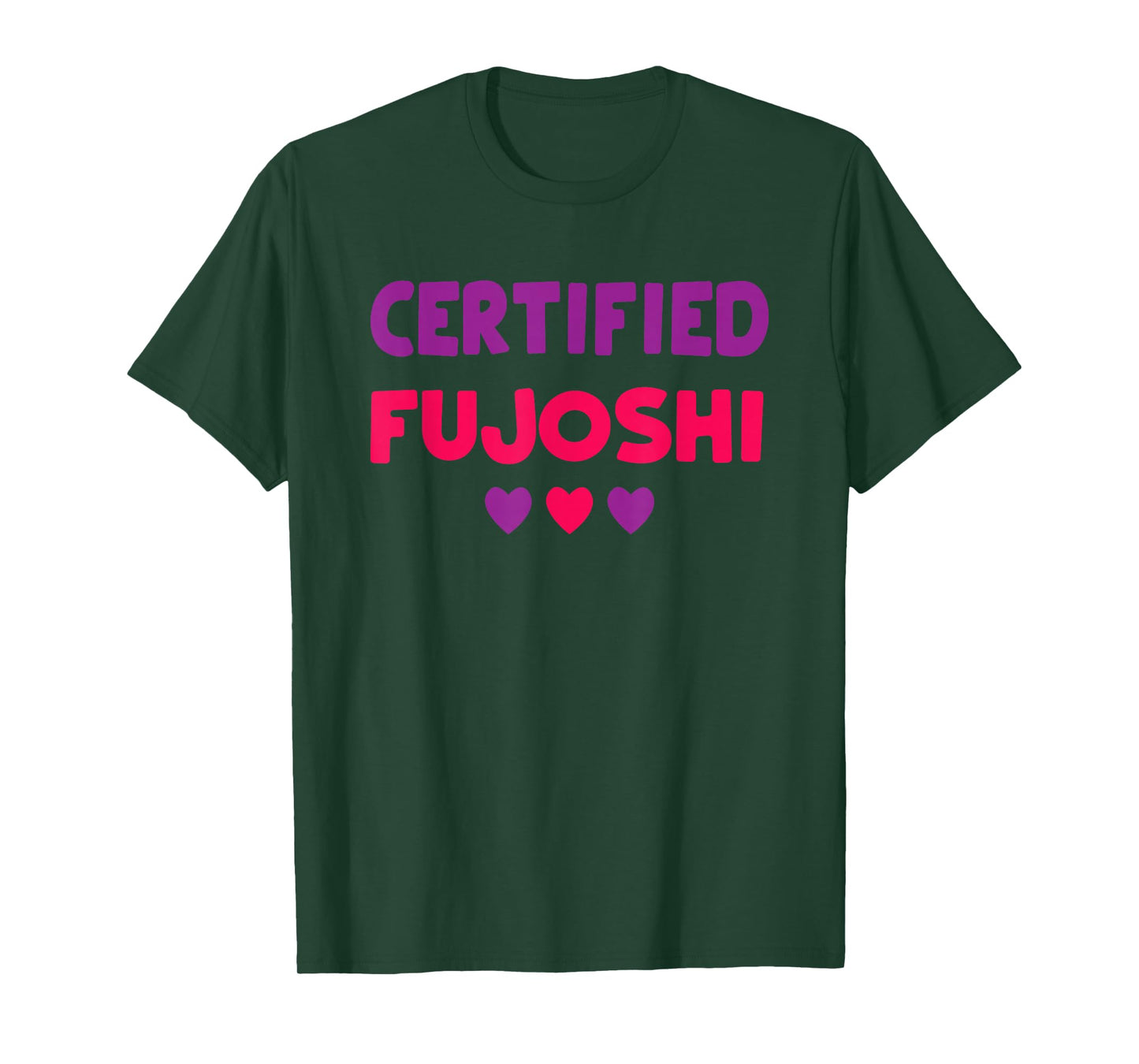 Certified Fujoshi Heart Kawaii Anime Otaku Japan T-Shirt
