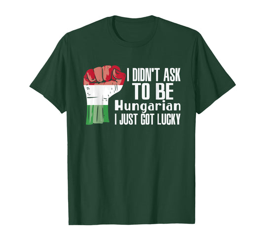 Hungarian Hungary Flag Grown Hungarian Roots Patriot T-Shirt