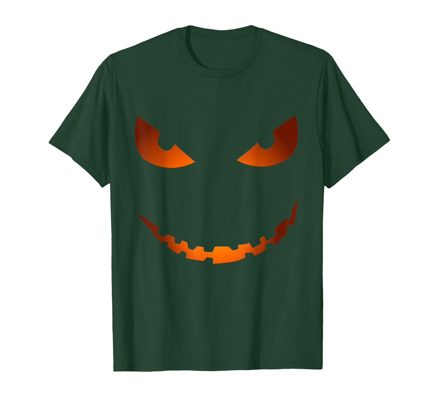 Scary Pumpkin Face Jack O'Lantern - Halloween Funny Costume T-Shirt
