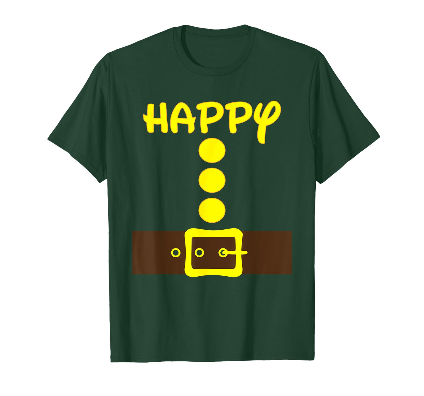 Dwarf Easy Halloween Men Women Kids Color Costume Matching T-Shirt