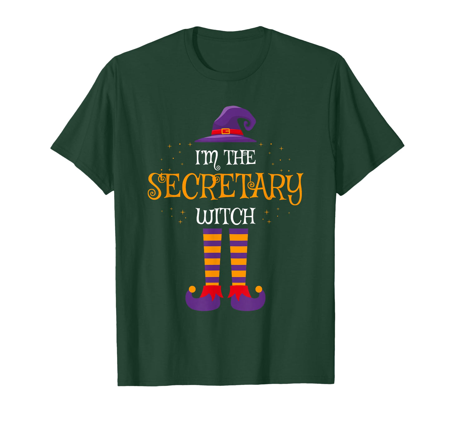 I’m The Secretary Witch Halloween Family Matching Costume T-Shirt