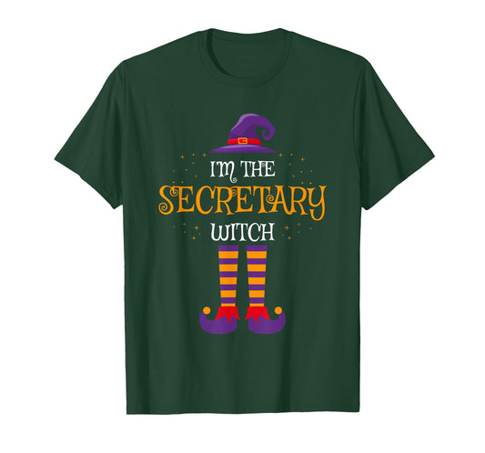 I’m The Secretary Witch Halloween Family Matching Costume T-Shirt