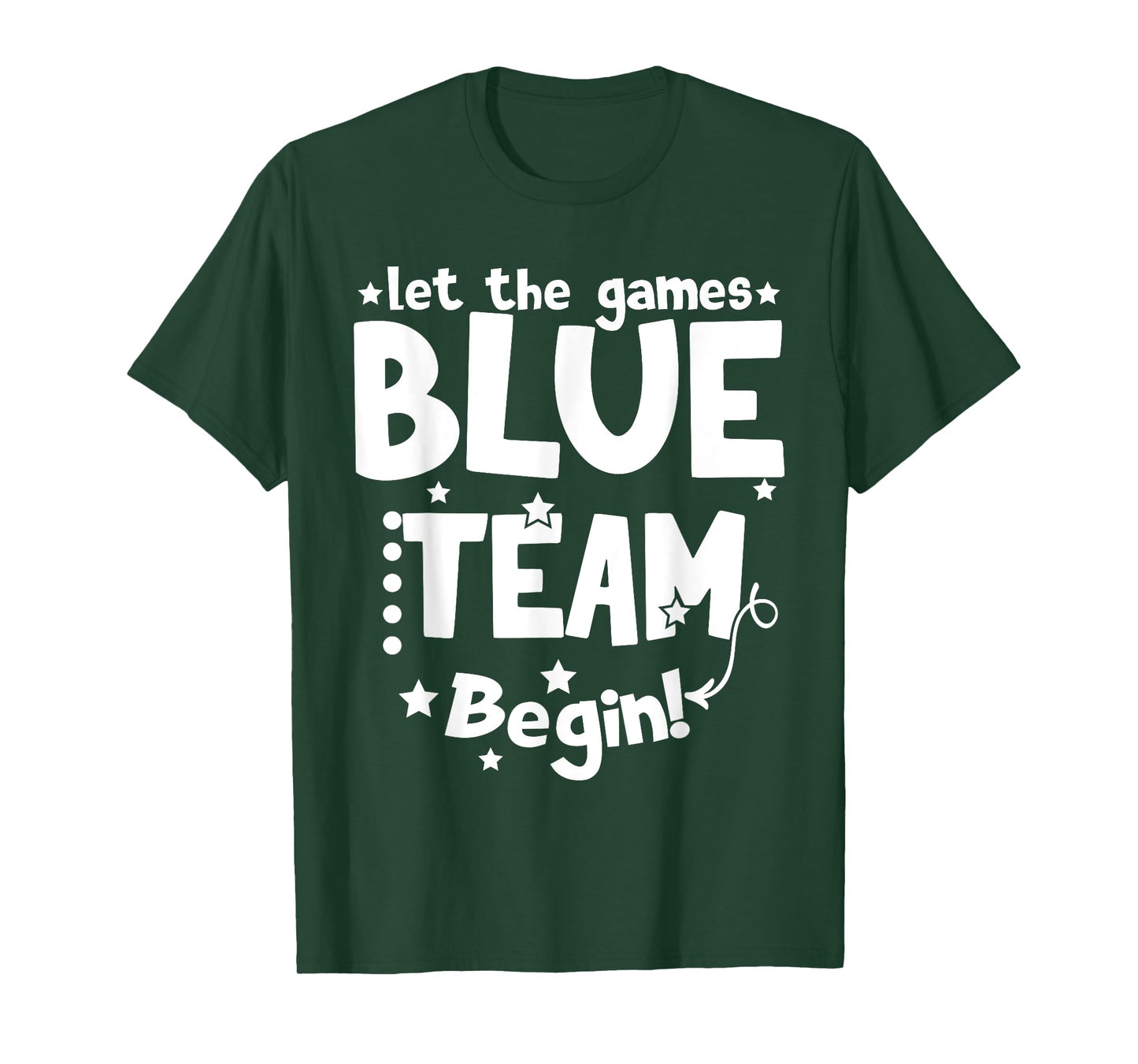 Blue Team Let The Games Begin Field Trip Day 2024 T-Shirt
